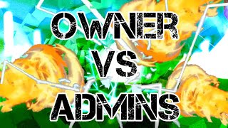 OWNER vs 5 ADMINS EASY  BLOX FRUITS [upl. by Eiramalegna]