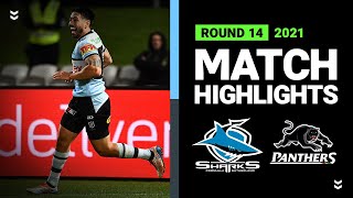 Sharks v Panthers Match Highlights  Round 14 2021  Telstra Premiership  NRL [upl. by Sanoy]