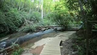 Virtual Treadmill Walking  Trail with Rivers and Waterfalls  Table Rock State Park [upl. by Papagena]