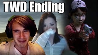 2 YouTubers React To The Walking Dead S1 Ending [upl. by Eesdnil585]