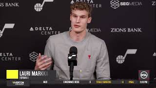 Lauri Markkanen Talks About Potentially Signing An Extension With Utah Jazz [upl. by Janyte818]