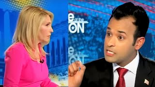 Vivek Ramaswamy DESTROYS CNN Tells Host To Do Her Job [upl. by Nesyaj621]