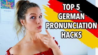 5 MUST KNOW GERMAN PRONUNCIATION HACKS [upl. by Arlie]