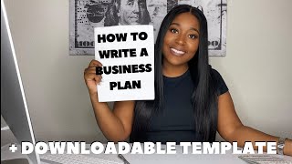 HOW TO WRITE A BUSINESS PLAN STEP BY STEP  TEMPLATE  9 Key Elements [upl. by Choong]