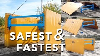 SAFEST FASTEST Trench Box Shoring Setup  GROUNDWORKS [upl. by Meekah]