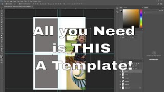 How to Create a Greeting Card Template in Photoshop [upl. by Ettesus293]