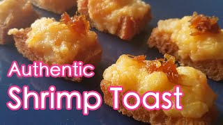 EASIEST Crispy Shrimp Toast recipe Traditional recipe disclosed 蝦多士鍋貼蝦面包蝦 [upl. by Sitarski]