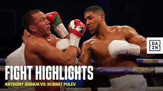 HIGHLIGHTS  Anthony Joshua vs Kubrat Pulev [upl. by Kcitrap]