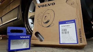 Volvo rear brakes replacement with electronic parking brake EPB [upl. by Eikcid]