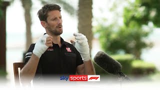 EXCLUSIVE Romain Grosjean reveals how he escaped horrific fireball crash [upl. by Thistle]