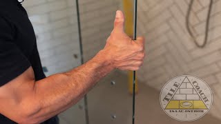 SAVE   How To INSTALL a FRAMELESS Shower Door [upl. by Sivahc102]