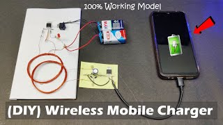 How to make Wireless Mobile Charger [upl. by Atival802]