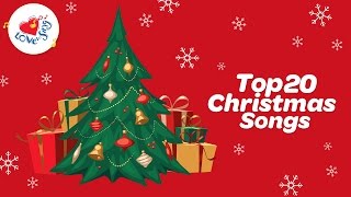 Top 20 Christmas Carols amp Songs Playlist with Lyrics [upl. by Kosiur330]