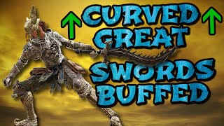 Elden Ring Curved Greatswords Received A Much Needed Buff [upl. by Gerfen826]