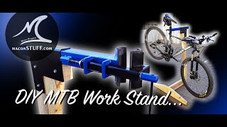 Ultimate DIY Mountain Bike Work Stand [upl. by Hera]