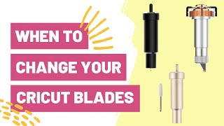 When To Change Your Cricut Blades [upl. by Gnuhp985]