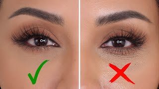 HOW TO STOP CONCEALER FROM CREASING UNDER YOUR EYES  NINA UBHI [upl. by Tailor]