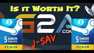 G2A 5 Premium Random Steam keys  Is it worth it [upl. by Christy455]