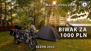 Biwak motocyklowy na mazurach 2022 4K [upl. by Franciscka993]