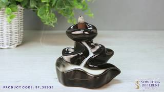 River Backflow Incense Cone Burner  Something Different Wholesale [upl. by Anahsor]