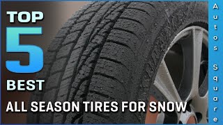 Top 5 Best All Season Tires For Snow Review in 2024 [upl. by Eillime]