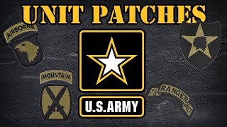 US Army Unit Patches [upl. by Cyler]