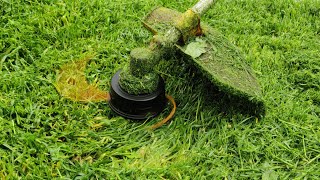 How to Cut Grass with String Trimmer [upl. by Areht]