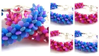 Kumihimo Pip Bead Bracelet Tutorial [upl. by Asiluj]