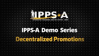 IPPSA Demo Series Decentralized Promotions [upl. by Love]