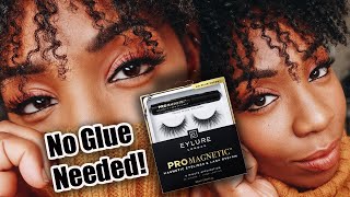 Eylure Pro Magnetic Lashes Review amp Demo  NO GLUE [upl. by Morril]