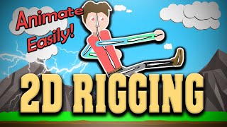 2D Rigging Skeletal Animation A Character in Unity [upl. by Normac438]