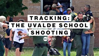 Uvalde school shooting Tracking the law enforcement response  ABC News [upl. by Ondine]