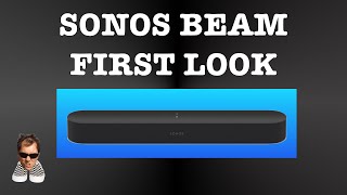 Sonos Beam First Look and setup Optical to HDMI cable [upl. by Lapo]