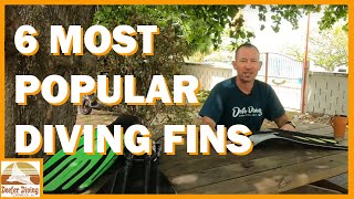 Best Scuba Diving Fins We review the 6 most popular fins on the market BLOOPERS AT THE END [upl. by Hartman]