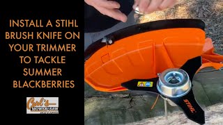 Transform Your Trimmer with the STIHL Blade Installation Kit [upl. by Attenyl996]