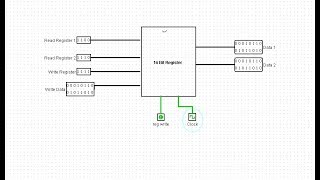 16 Bit Register File using logisim [upl. by Andel]