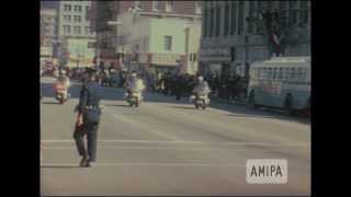 JFK motorcade Dallas TX Nov 221963 • slow motion excerpt from JRY 005 [upl. by Adella]