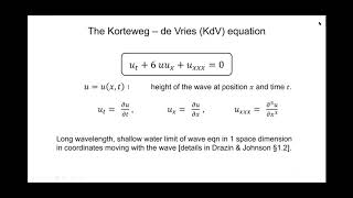 Lecture 1  Introduction to Solitons [upl. by Ttik]