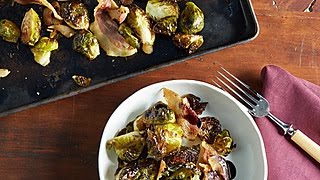 Inas Balsamic Brussels Sprouts  Food Network [upl. by Gaelan899]