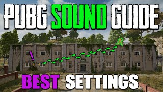 ULTIMATE PUBG SOUND SETTINGS 2022  FIX FOOTSTEPS  AUDIO GUIDE  SOUND LOCK  PUBG SEASON 12 [upl. by Yrogerg811]