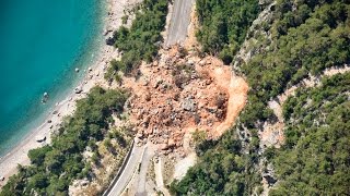 What causes a landslide  Natural Disasters [upl. by Harewood]