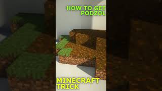 How To Get Podzol  Minecraft Tutorial [upl. by Valma101]