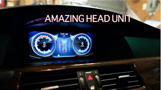 BMW e60 Avin Android radio Install [upl. by Carlye42]