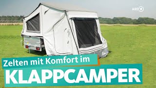 Faltcaravan – günstige Alternative zum Wohnwagen  ARD Reisen [upl. by Mccomb]