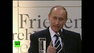 Putins iconic 2007 Munich speech FULL VIDEO [upl. by Alliscirp]