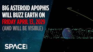 Asteroid Apophis to Buzz Earth on Friday the 13th  April 2029 [upl. by Naharba]