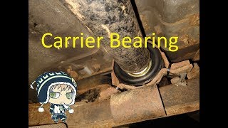 Nissan Hardbody Carrier Bearing Replacement [upl. by Drarehs]