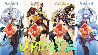 Genshin Impact 4551 Banner Update New Characters Reruns Topup Discounts [upl. by Nhguaval]