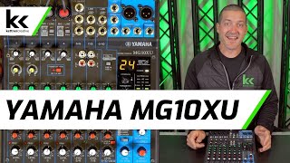 Yamaha MG10XU USB Audio Mixing Console  Setup amp Review [upl. by Yale]