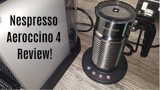 Nespresso Aeroccino 4 Milk Frother Review  Worth upgrading from the Aeroccino 3 [upl. by Eillit842]